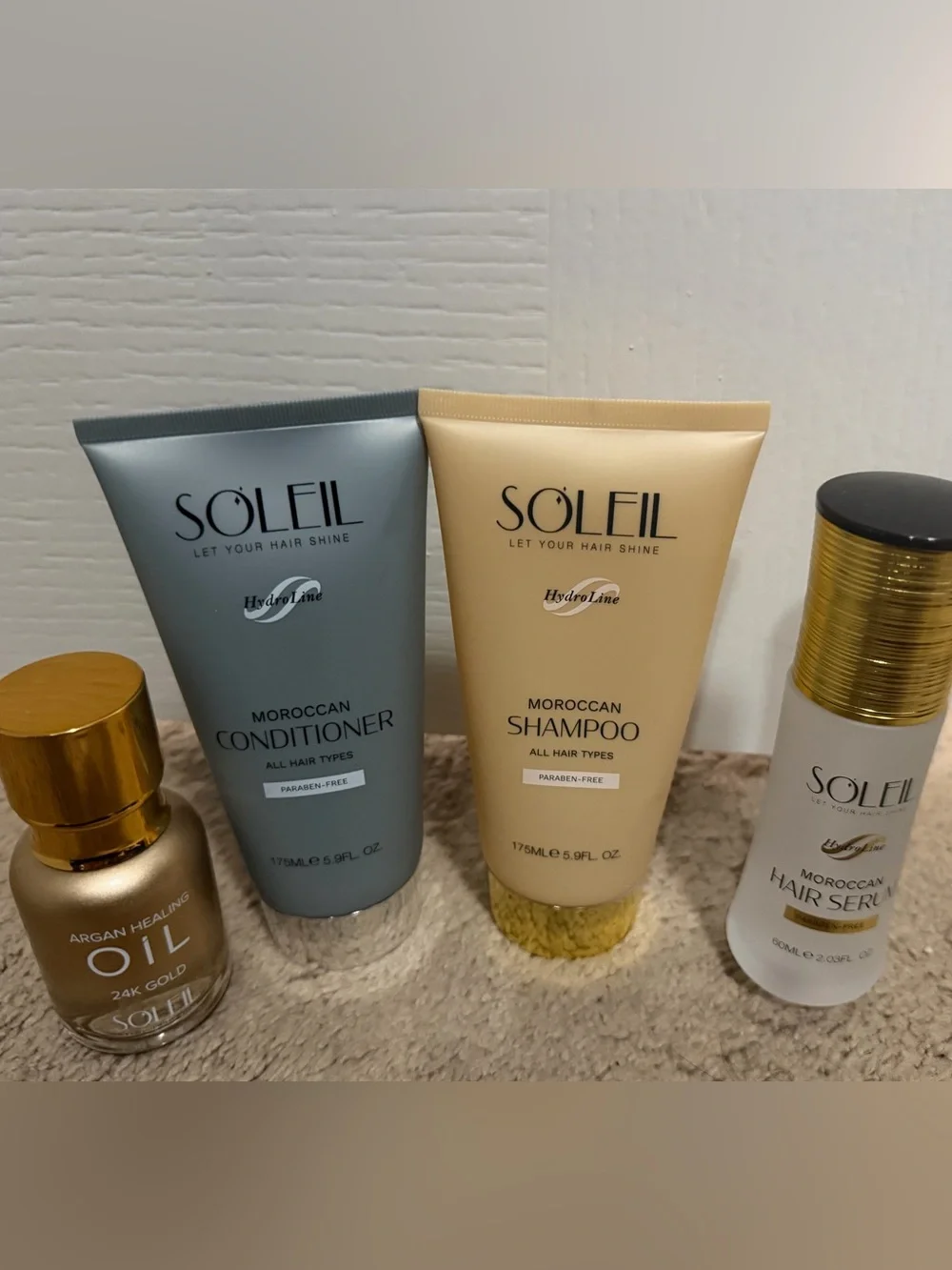 Soleil Luxurious Moroccan Hair Bundle- Paraben-Free Hair Care